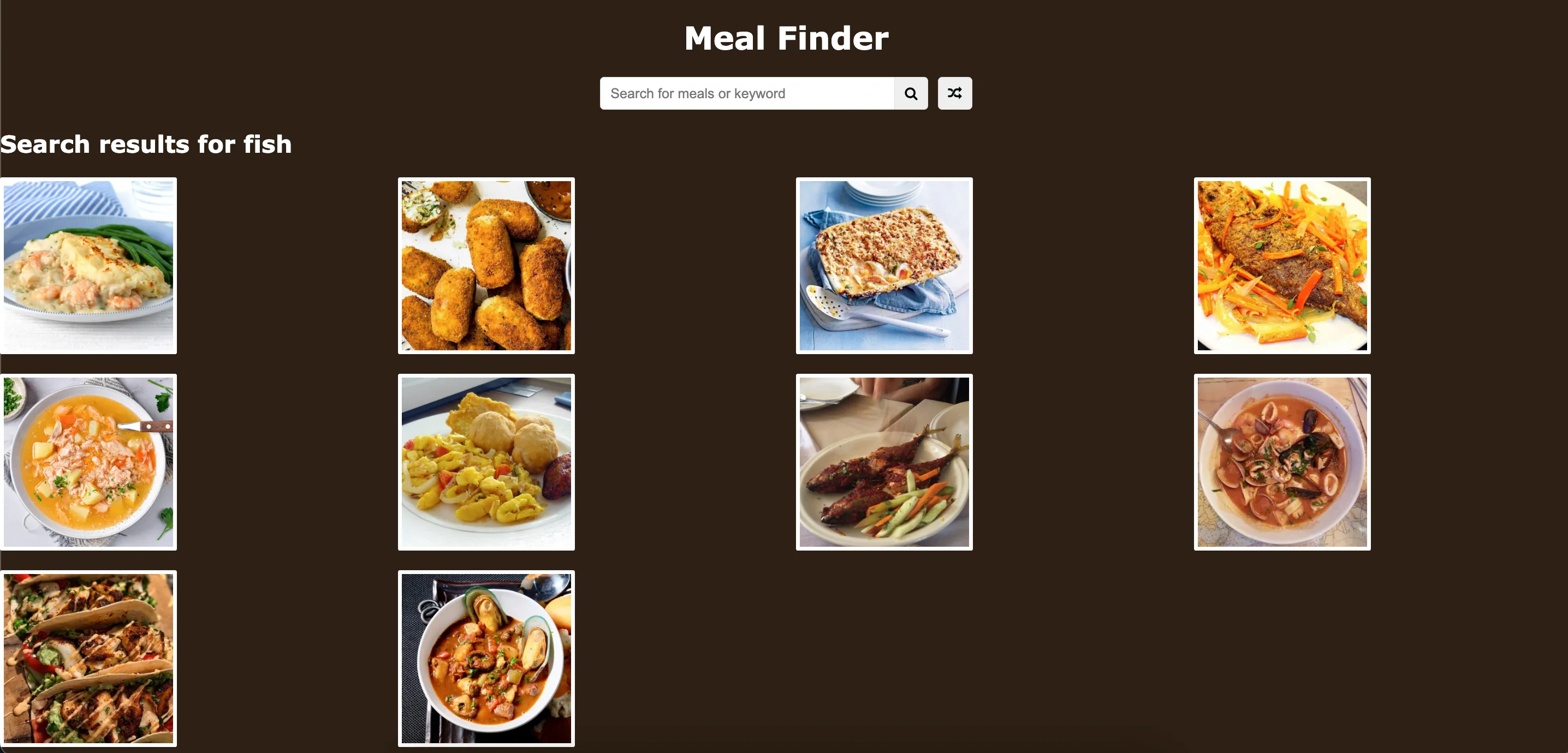 Meal Finder